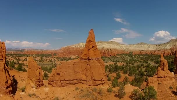 Aerial Shots Kodachrome Basin Utah — 图库视频影像