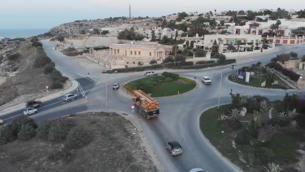 Aerial Drone Video Malta Naxar Surroundings — Vídeo de Stock