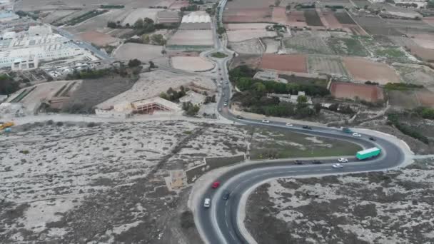 Aerial Drone Video Malta Naxar Surroundings — Vídeos de Stock