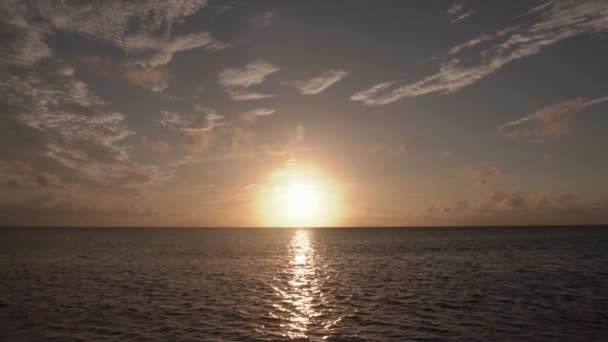 Coastal Beach Sunrise South Florida Clouds Ocean — Αρχείο Βίντεο