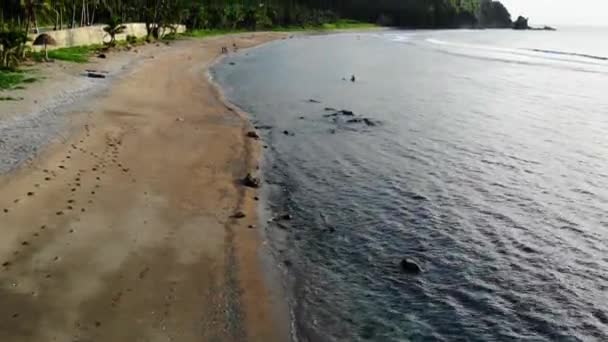 Slow Reveal Island Beach Shore Batanes Philippines — Wideo stockowe