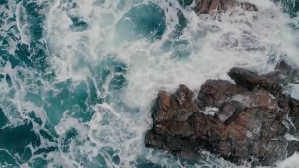 Crohy Head Donegal Ireland Ocean Waves Rocks — Stok video