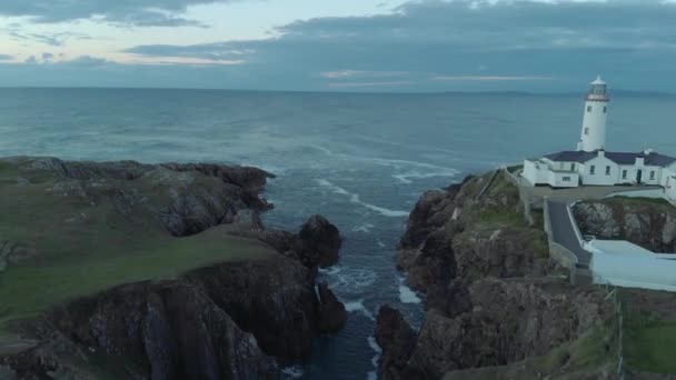 Fanad Head Donegal Ireland Lighthouse — Stok video