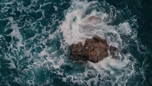 Crohy Head Donegal Ireland Ocean Waves Rocks — Stok video