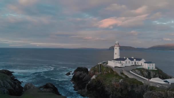 Fanad Head Donegal Ireland Lighthouse — ストック動画