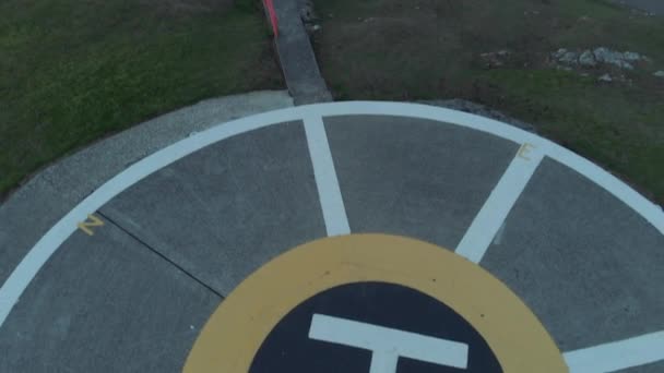 Fanad Head Donegal Ireland Helipad Take Lighthouse — Stok video