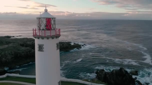 Fanad Head Donegal Ireland Lighthouse — ストック動画