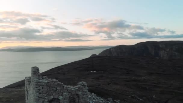 Horn Head Donegal Ireland Sunrise — Stok video