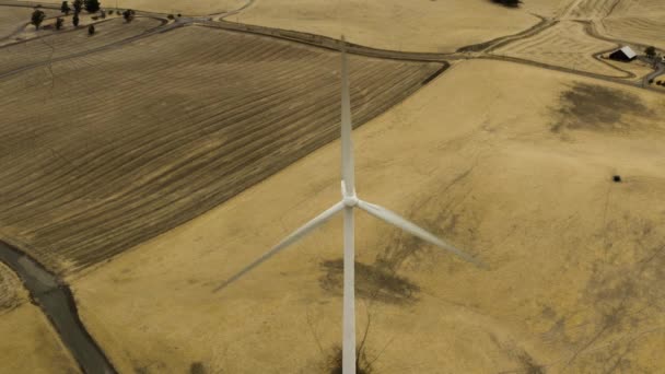 Aerial Shot Windmills Field Montezuma Hills — Vídeo de stock