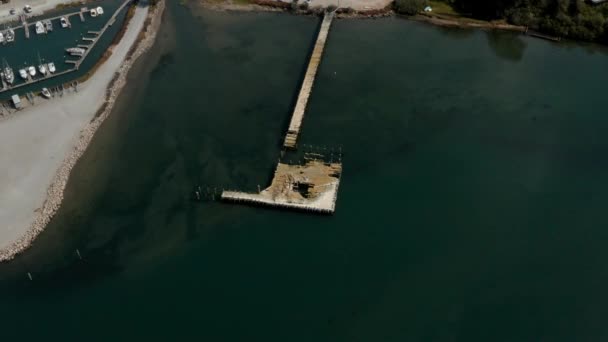 Aerial Video Coast Northern California Bodega Bay — Stock videók