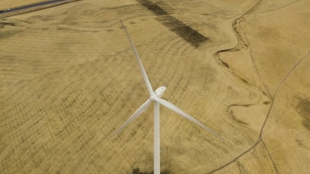 Aerial Shot Windmills Field Montezuma Hills — Stok video