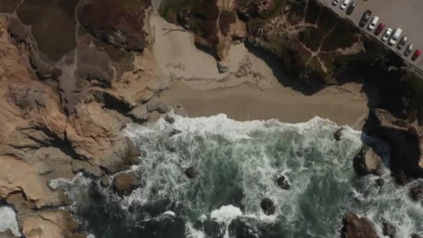 Aerial Video Coast Northern California Bodega Bay — Stock video