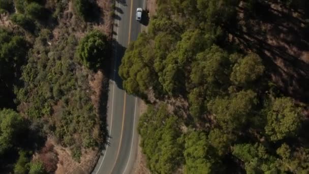 Back Road Berkeley Hills Aerial Shot Looking Northern California — Stock videók