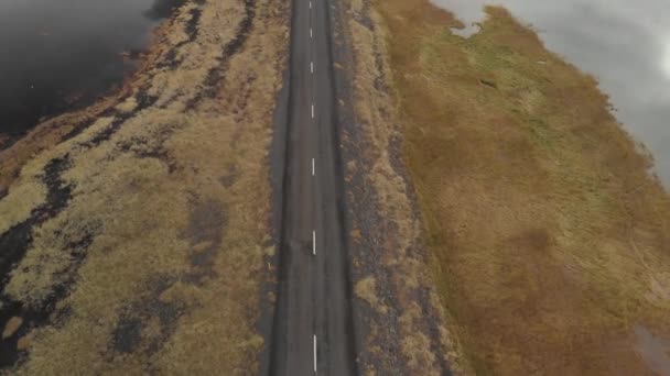 Panorama Lent Une Route Magnifique — Video