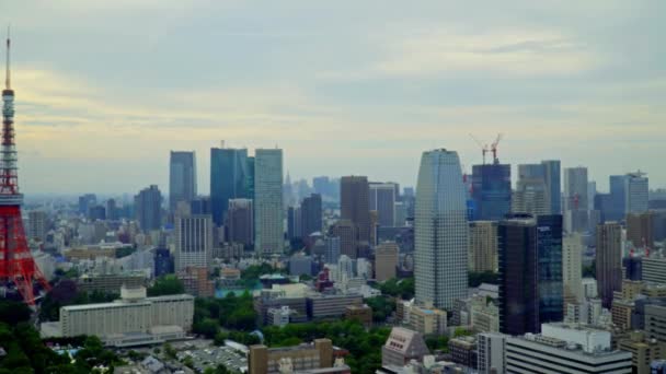 Architecture Building Tokyo City Japan — Vídeo de Stock
