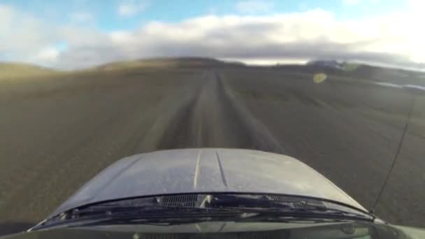 Car Onboard Footage Icalndic Highlands Recorded 2013 Gopro Hero — Video