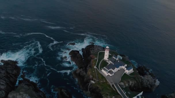 Fanad Head Donegal Ireland Lighthouse — ストック動画