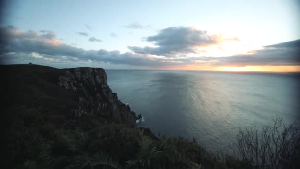 Horn Head Donegal Ireland Timelapse Sunrise Ocean — ストック動画