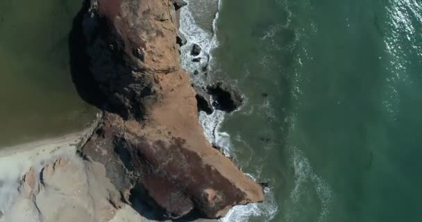 Aerial View Big Sur Coast High Way Monterrey California — Vídeo de Stock