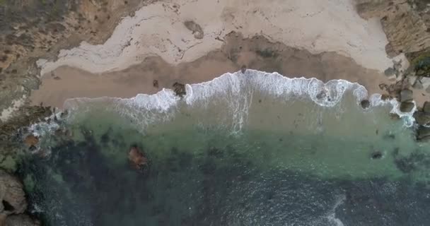 Aerial View Big Sur Coast High Way Monterrey California — Stockvideo