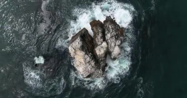 Aerial View Big Sur Coast High Way Monterrey California — ストック動画