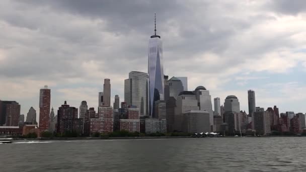 Manhattan River 2016 Recorded Canon — Vídeo de Stock