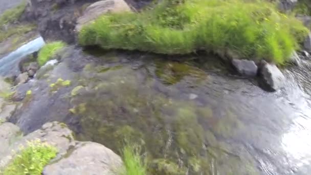 Waterfall Iceland Recorded 2013 Gopro Hero — Wideo stockowe