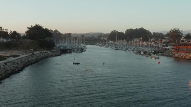 ウォルトン灯台 サンタ クルス カリフォルニア州 ハイウェイ — ストック動画