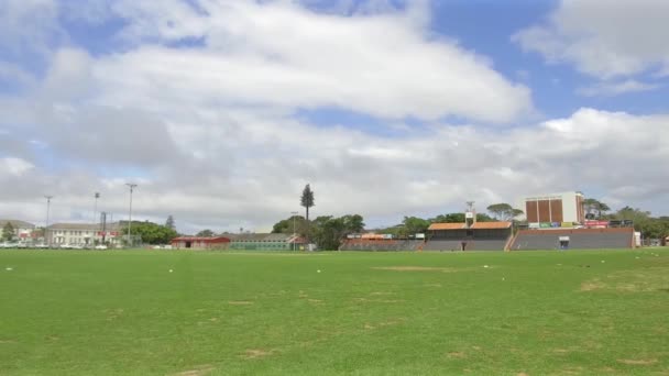 Right Left Pan Selborne College Cricket Field — 图库视频影像