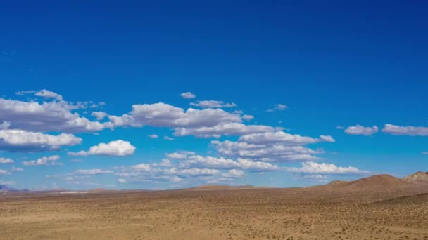 Mojave Desert California Clouds Hyper Lapse — Stock video