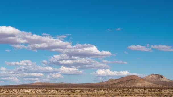 Mojave Desert Cloud Time Lapse — Stock video