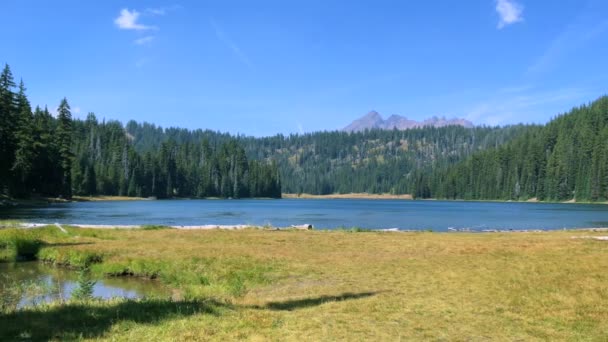 Todd Lake Oregon Panorama — Stockvideo