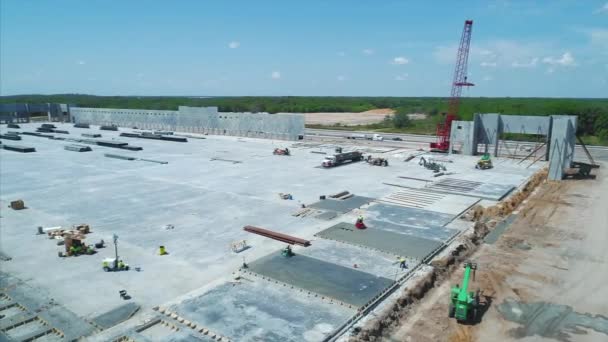 Pan Construction Site — Vídeo de Stock