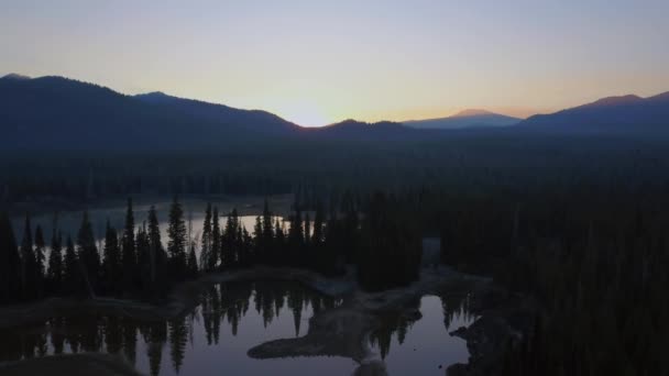 Sunrise Sparks Lake Oregon — Wideo stockowe
