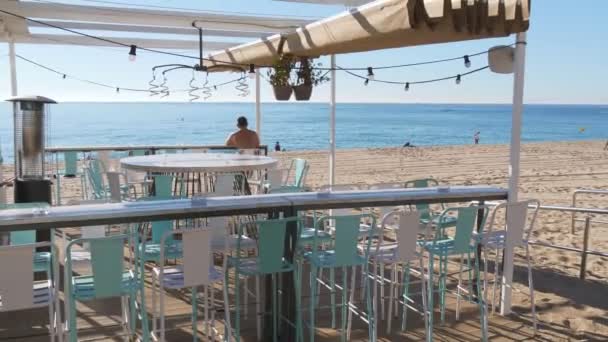 Llolet Mar Costa Brava スペイン Catalunya Beach — ストック動画