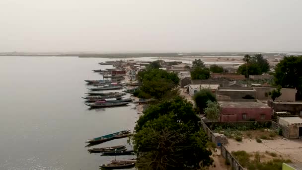 Senegal Traditional Fishing Village — Video Stock