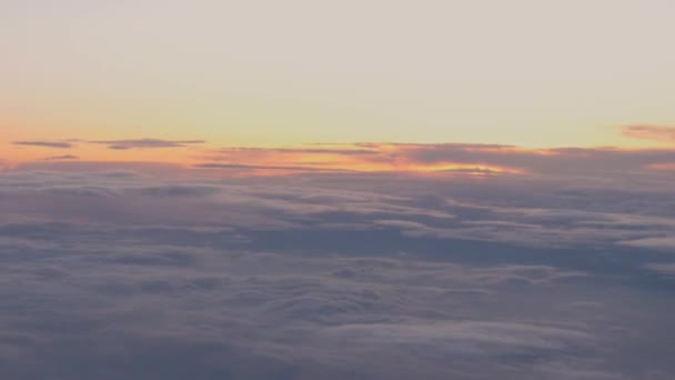 View Beautiful Sunset Clouds — Stockvideo