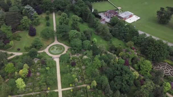 Drone Shot Memorial Park Stoke Poges — Stockvideo