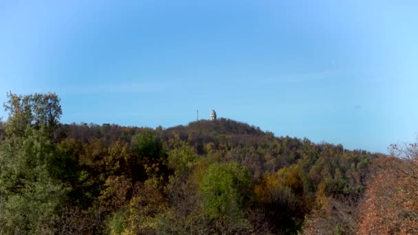 Point Vue Erzsbet Kilt Dans Les Bois Budapest Hongrie Enregistré — Video