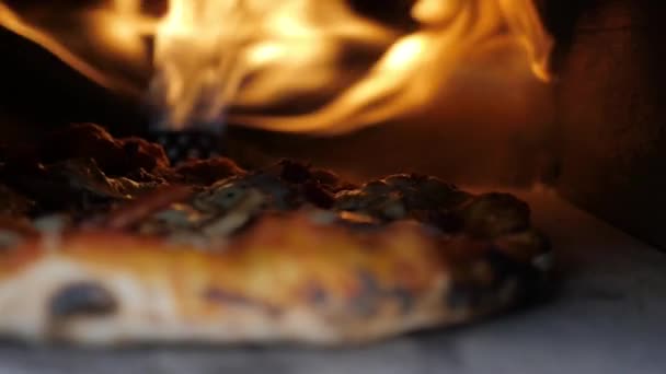 おいしいピザのための調理プロセス — ストック動画