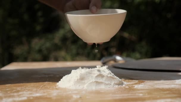 Processi Cottura Una Deliziosa Pizza — Video Stock