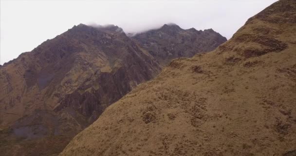 Dry Arid Mountains Peruvian Andes — 图库视频影像