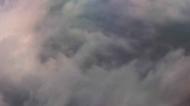 Clouds Sky View Air Plane — Videoclip de stoc