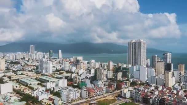 Hyperlapse City Ocean Danang Vietnam — Stock video