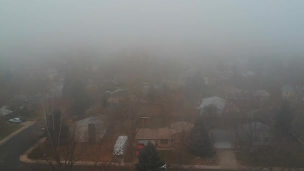 Morning Fog Colorado — 图库视频影像