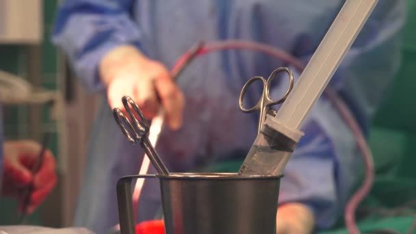 Surgery Medical Specialty Uses Operative Manual Instrumental Techniques Patient Investigate — Αρχείο Βίντεο