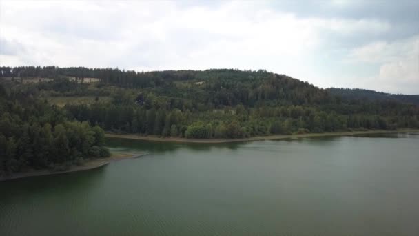 River Close Water Dam Czech Republic — 图库视频影像