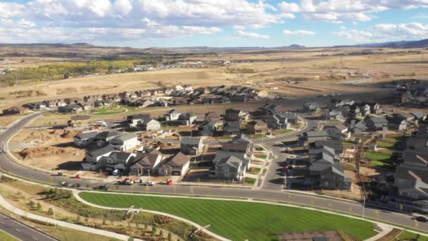 New Housing Development Located South Highlands Ranch Colorado — Stok video