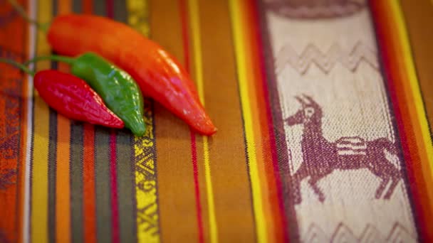 Traditional Chili Sauce Background — Vídeo de Stock