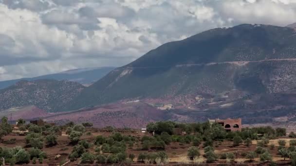 Timelapse Mountain Lake Binelouidane Morocco — Vídeos de Stock